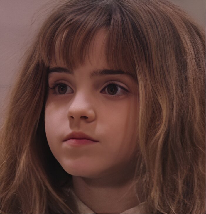 portrait of Hermione, enhanced